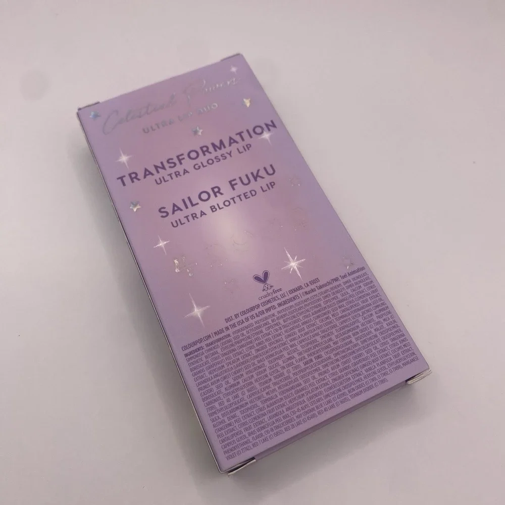 Colourpop Pretty Guardian‎ Sailor Moon Celestial Powers Ultra Lipgloss Duo